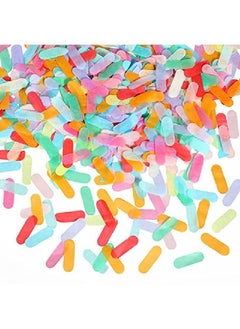 Civaner Tissue Sprinkle Confetti Dount Baby Shower Table Confetti Colorful Rainbow Sprinkle Confetti For Ice Cream Theme Party Birthday Baby Shower Party Suppliers Decoration (50G)  - Image 1