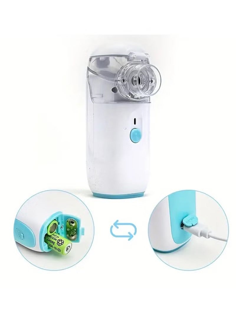 Portable Mesh Nebulizer Handheld Nebulizer for Cough, Portable Personal Cool Mist Steam Inhaler for Sinus Cold,Kids Adults Use - Image 3