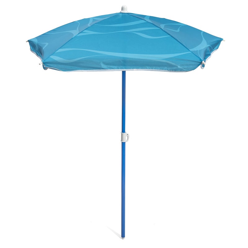 Step2 42-Inch Blue Wave Umbrella, Kids Shade Umbrella, For Any Outdoor Activity - Image 1