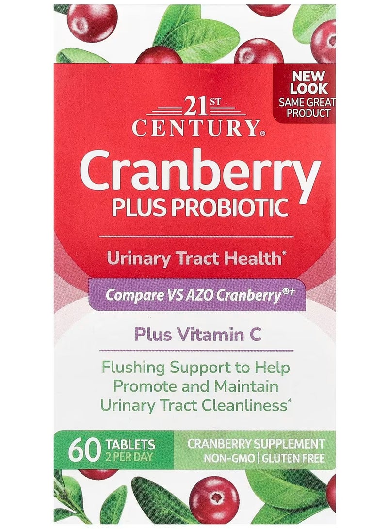 القرن الحادي والعشرون التوت البري بالإضافة إلى البروبيوتيك، 60 قرصًا - Image 1