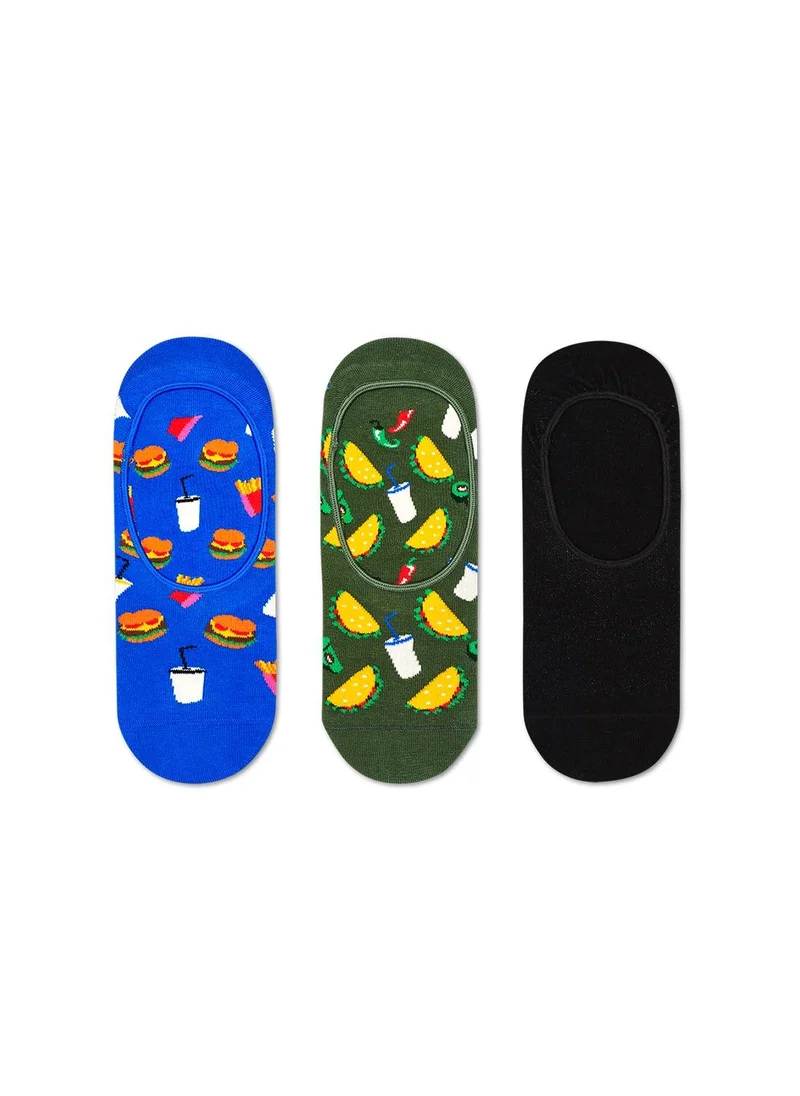 Happy Socks 3-PACK HAMBURGER LINER SOCK