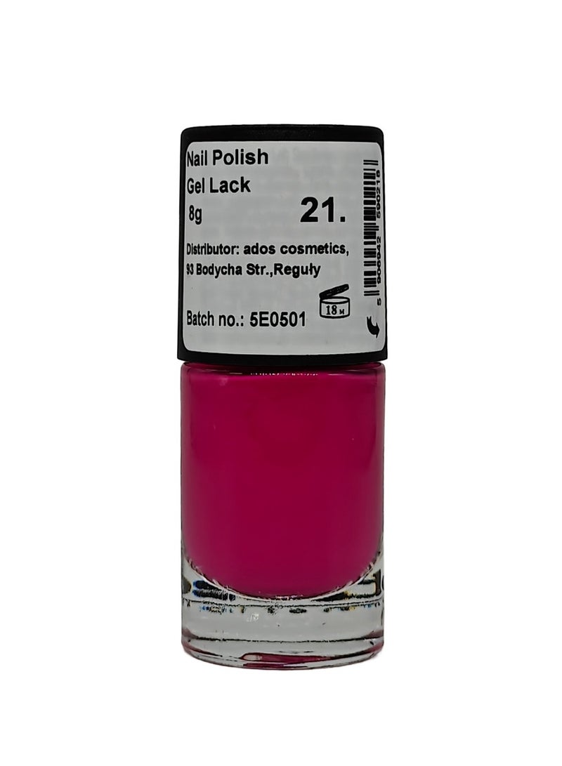ados Nail Polish Gel Lack 8 g - No. 21 - Image 2