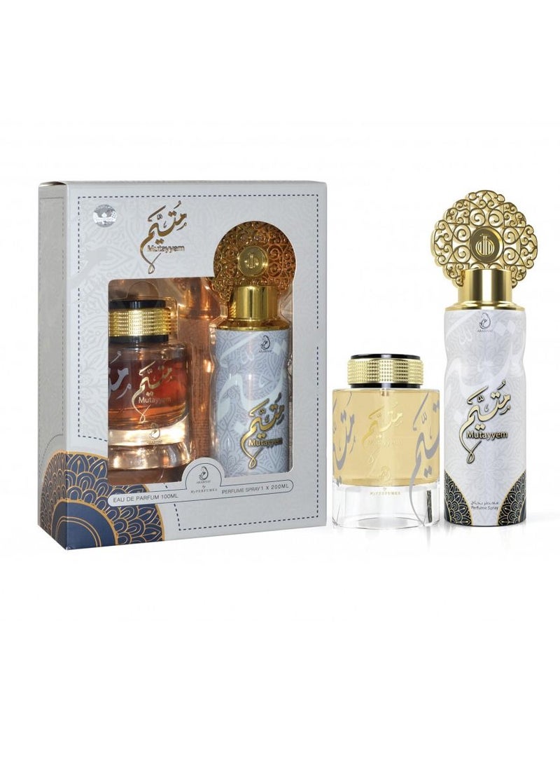 Arabiyat Mutayyem Giftpack (1 x EDP 100ml, 1 x Perfume Spray 200ml) - pzsku/ZBDA505CDA266E6B99CDEZ/45/_/1652854007/2e300da1-3d4d-41d6-ae6f-00c79bb730a0