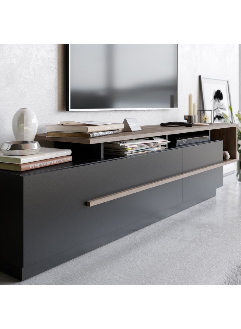 Home Box Ohio TV Unit for TVs up to 75 inches 38.9 x 46.4 x 180 cm  - Image 3