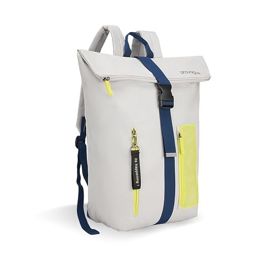 Provogue Metro Drift 30 litres everyday backpack for men and women in Cool Grey, premium fabric, stylish contemporary daily use outdoor bag | Adjustable Strap | Buckle Closure - Image 1