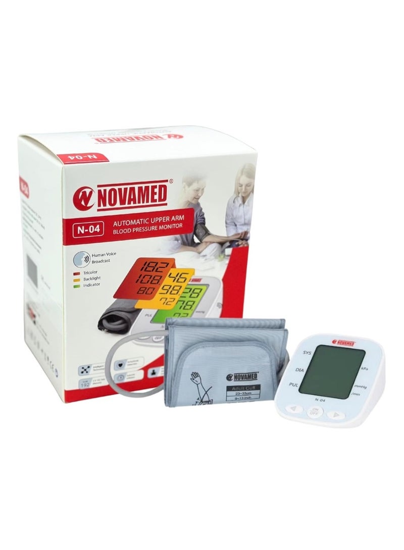 Novamed Automatic Upper Arm Blood Pressure Monitor N-04 - Image 1