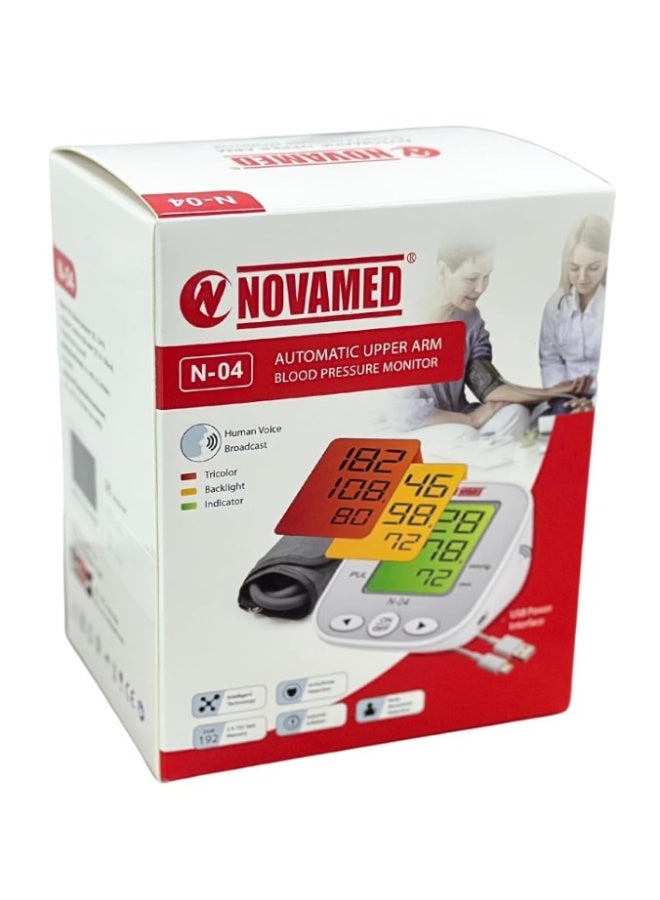 Novamed Automatic Upper Arm Blood Pressure Monitor N-04 - Image 2