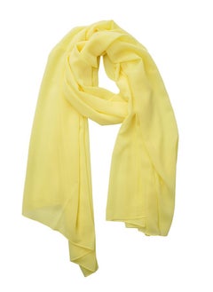 For Women Lightweight Breathable Solid Color Soft Chiffon Long Fashion Scarves Sunscreen Shawls (Yellow) - pzsku/ZBDA53D16A173B901F12DZ/45/_/1735566983/96966f4f-f4f9-4b11-92b1-f3247cb2a16f