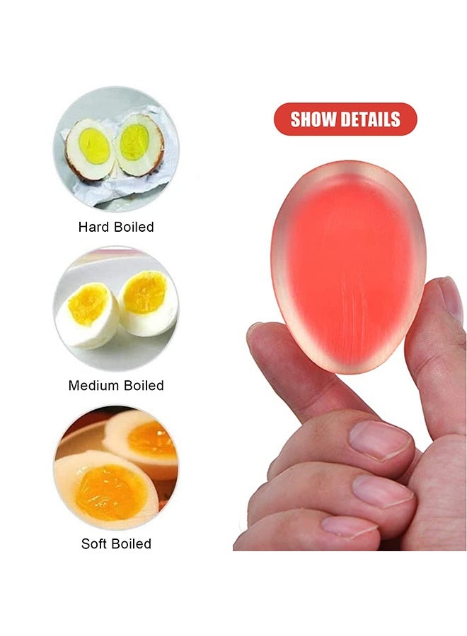 2Pcs Color Changing Boiled Egg Timer, Heat Sensitive Kitchen Cooking Tool with Soft Medium Hard Boiled Eggs Indicator, Safe Durable Design for Home Daily Use & Gift - Image 2
