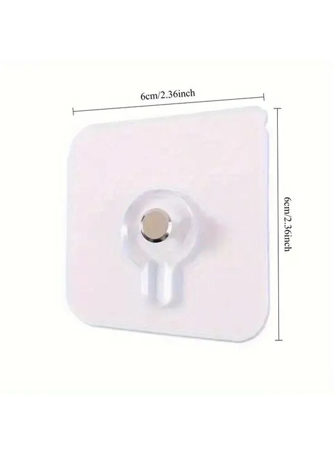 20pcs Acrylic No Drill Wall Nails Strong Adhesive Invisible Hanging For Photos - Image 3
