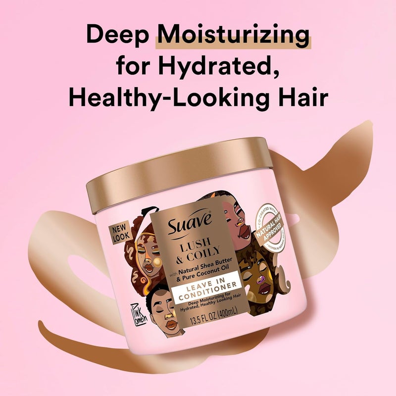 Suave Professionals for Natural Hair Nourish & Strengthen LeaveIn Conditioner 400ml - Image 2
