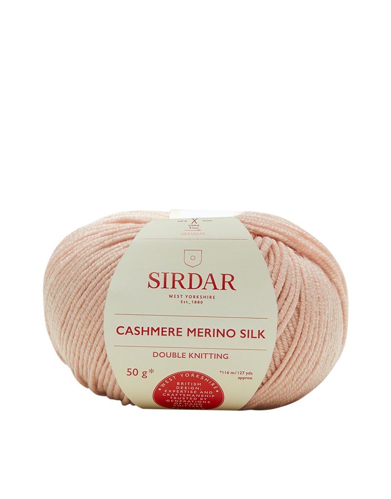 Sirdar Cashmere Merino Silk DK Double Knitting Society Pink 420 50g