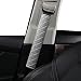 HighnessHwoo Extra Long Seatbelt Covers for Adults Kids Women Men Soft Car Seat Belt Strap Cushion for Sedan SUV Trucks Shoulder Neck Chest Protector Pads Auto Accessories 2pcs Gray 13in - Image 2