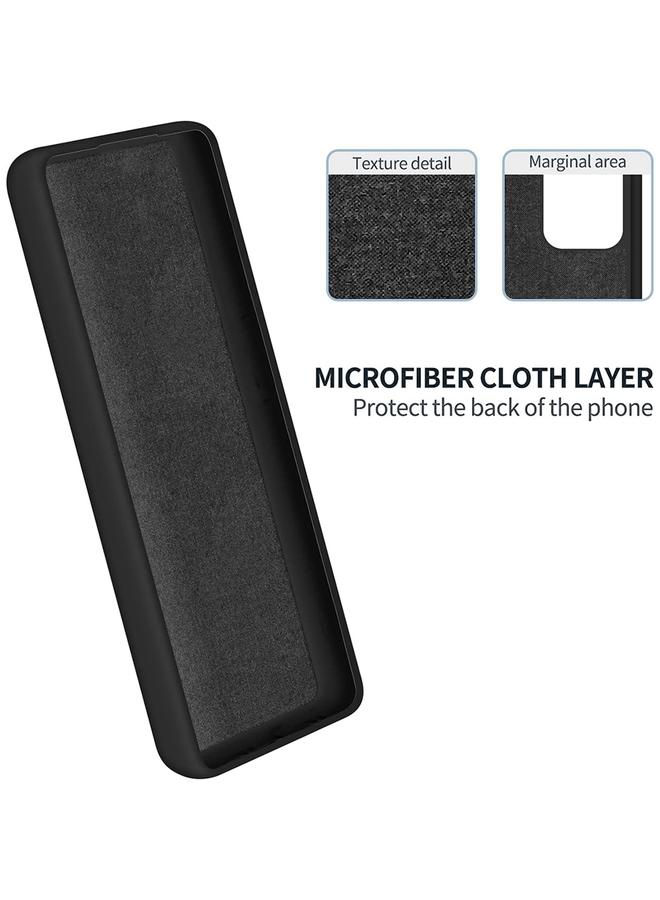 اس-توب جراب لهاتف Hisense Infinity H50S 5G مصنوع من السيليكون السائل المقاوم للصدمات بلون نقي - Image 5