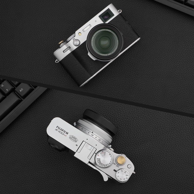 Haoge LUV-X54B Metal Lens Hood with MC UV Protection Multicoated Ultraviolet Lens Filter for Fujifilm X100VI Fuji X100V Camera Black - Image 5