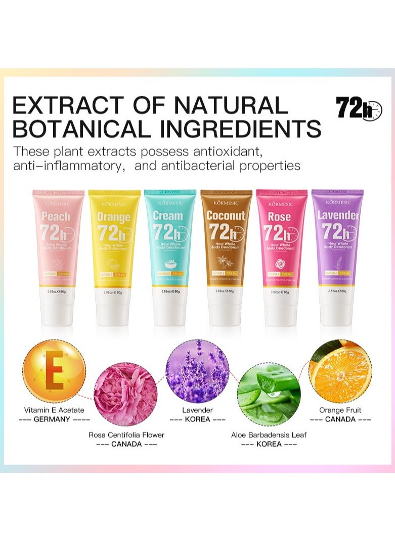Kormesic Peach 72-Hour Full Body Cream 80g  - Image 4