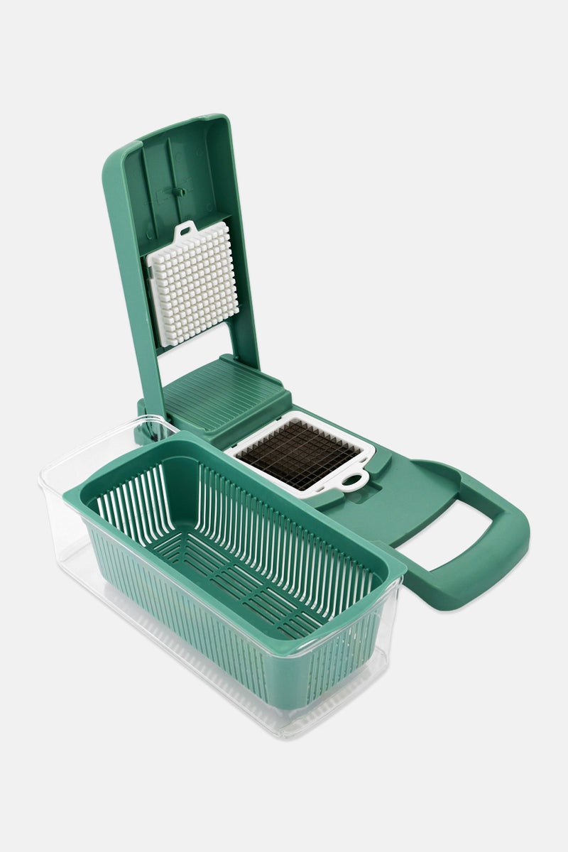 COOK WITH COLOR Multi Functional 14 In 1 Food Chopper, Green - Image 4