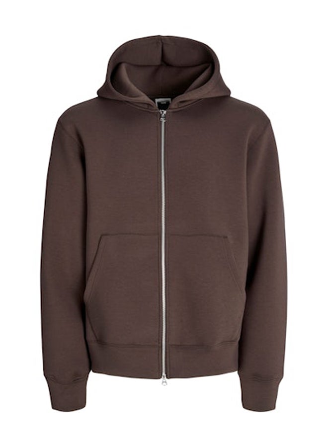 JACK & JONES Jcocover Scuba Sweat Zip Hood Sn - Image 1