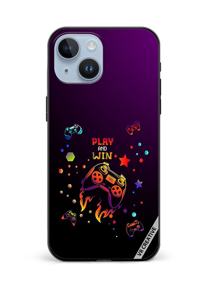 VR CREATIVE Protective Case Cover For Apple iPhone 15 Play And Win Design Multicolour - Image 1