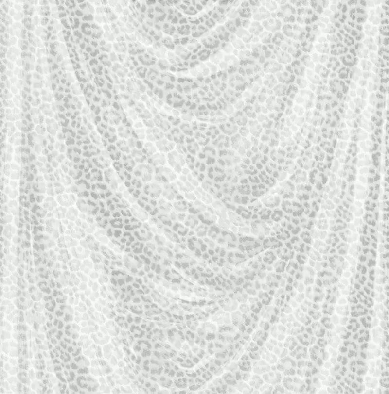 Roberto Cavalli 16113 Italian Wallpaper, Light Grey with Tiger Grey, 7m²