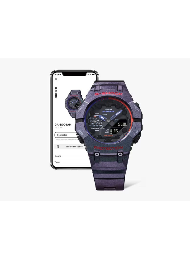CASIO G-Shock Analog+Digital Resin Band Watch GA-B001AH-6A - Image 2