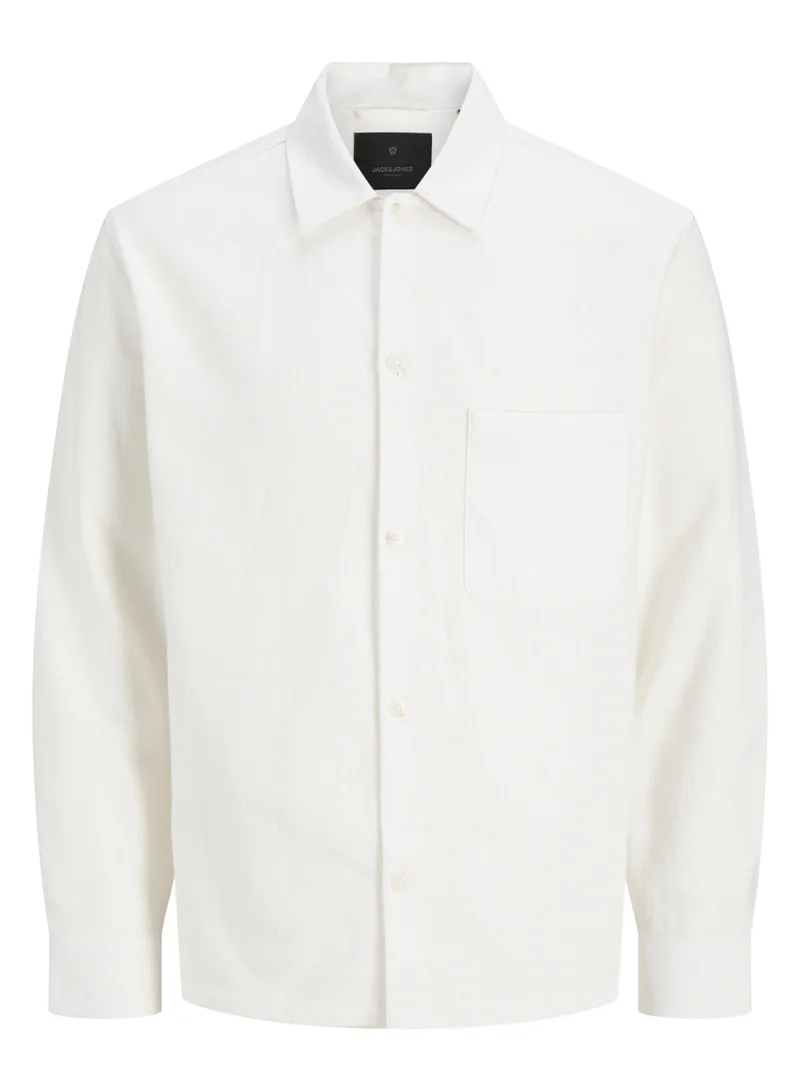 JACK & JONES JPRBLAREGENT LINEN BLEND LS OVERSHIRT