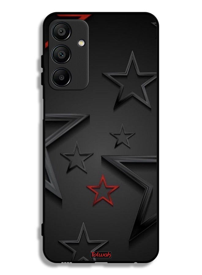 Tolwak Samsung Galaxy A15 4G Protective Case Cover Stars Pattern - Image 1