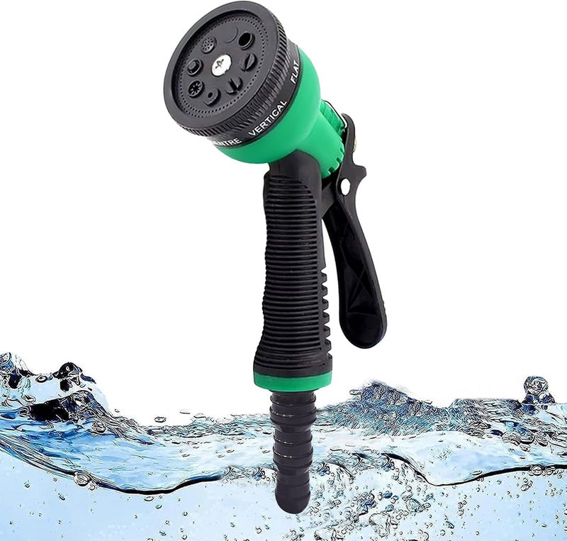 GLUN ® 8 in 1 Garden Hose Spray, Pack of 1, 8 Different Sprays for Washing Car, Watering Plants, Gardening & Homes - Image 1