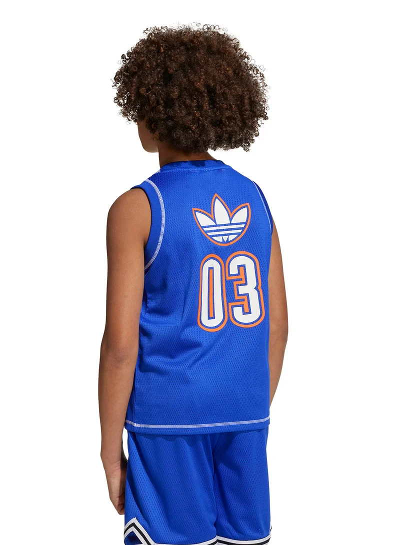 اديداس اوريجينالز Youth Mesh Tank Top