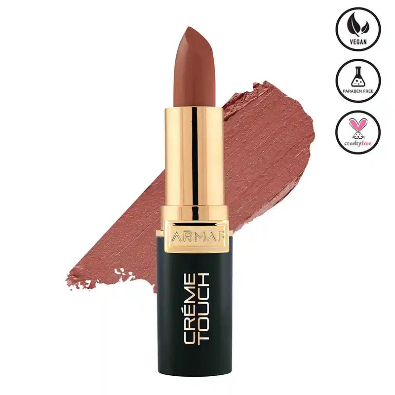 Armaf Beaute Creme Touch Semi Matte Anne Lipstick 3.5g, Rich Pigment Lip Colour, Non Drying & Lightweight Lip Stick, Comfortable & Long Lasting Finish, Weightless Formula, Long Wear Lips Makeup - Image 1