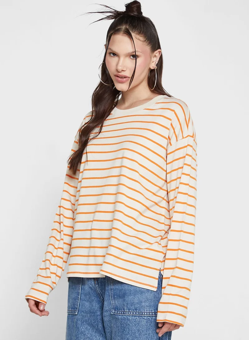MONKI Striped T-Shirt