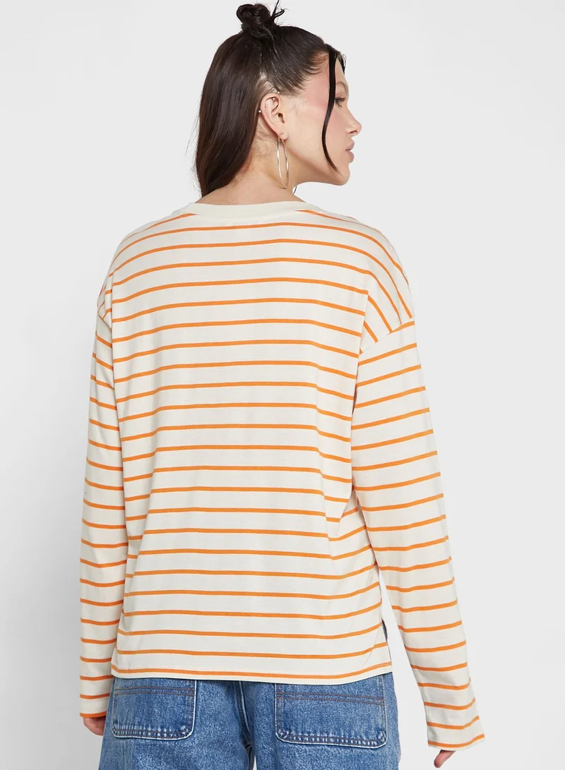 MONKI Striped T-Shirt