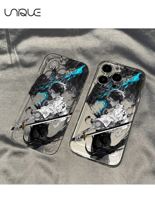 Compatible with iPhone 15 Pro Max Cases, Anime Character Cases, Okkotsu Yuta Cases - Clear Black Phone Cases - Sleek and Simple Phone Cases - TPU Drop Protection - view 2