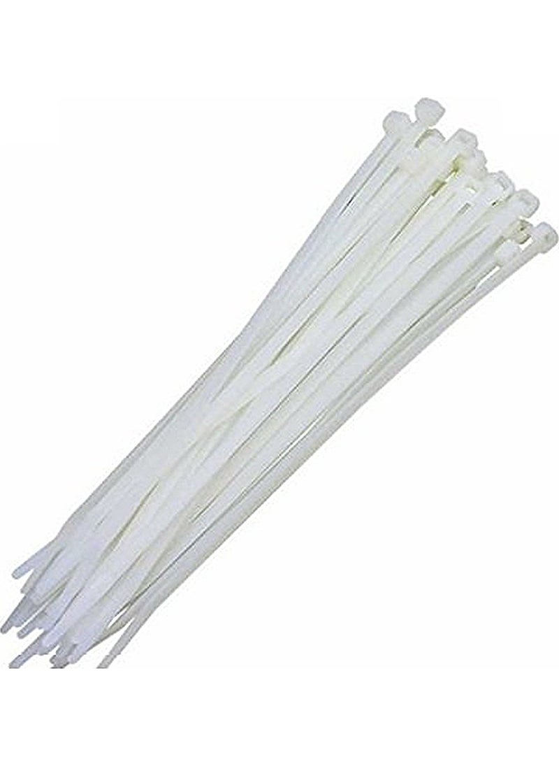 Made Dubel - 4.8X200 mm Cable Tie WHITE100 Pieces - Image 1