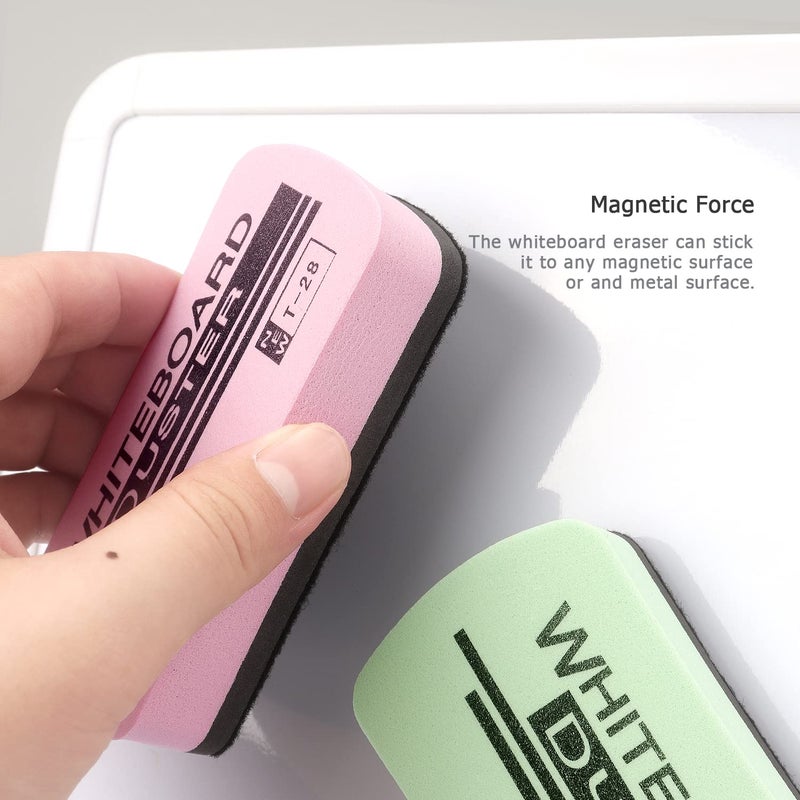 Tamaki 6 Pack Dry Erasers for White Board Magnetic Whiteboard Eraser, Whiteboard Erasers for Kids Classroom, Pastel Color - Image 5