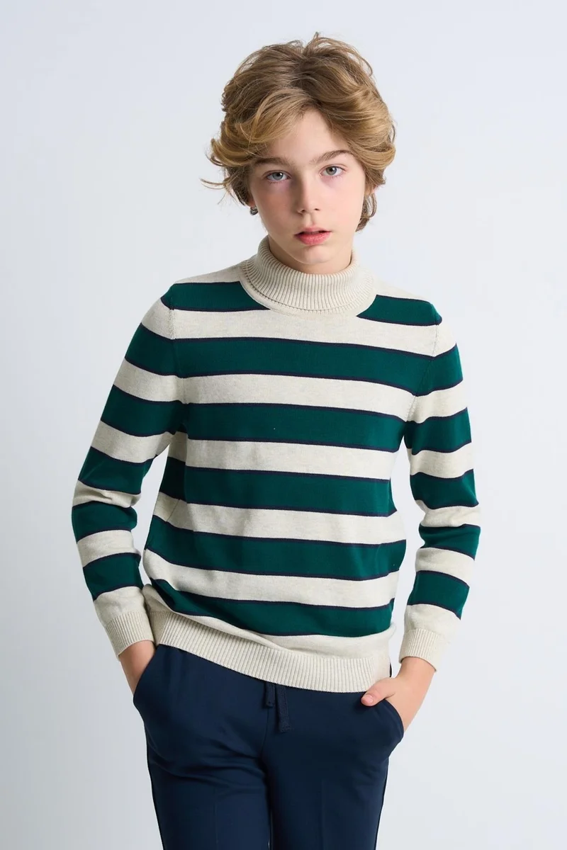 Alexander Gardi Turtleneck Kids Knitted Sweater C23-7105