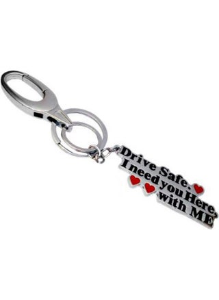 Techpro Drive Safe I Need You Reminder Metal Keychain Stylish Key Ring Key Chain, Multicolor - pzsku/ZBDA62099381665CB1681Z/45/_/1741329720/61c7a741-5dcf-4541-99c8-7919ec4476b5