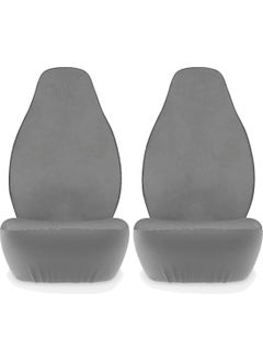 Lancia Compatible Combed Gray Car Seat Cover Set Unprinted