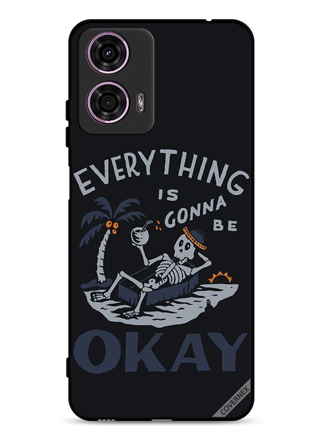 Covernex Motorola Moto G24 4G Protective Case Cover Everything Is Gonna Be Ok - Image 1