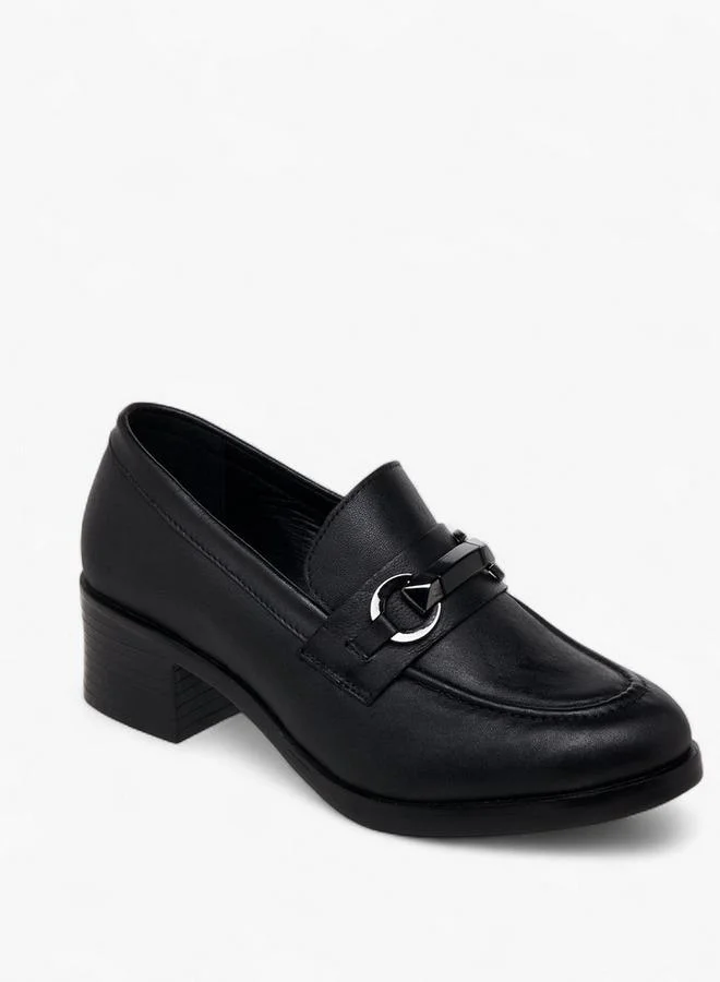 بابريكا نسائي كعب عريض لوفر