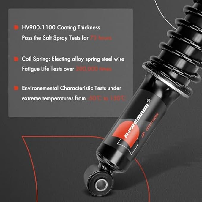 A-Premium Shock Absorber Replacement For Ford Expedition 19972002 Lincoln Navigator 4Wd Front Left And Right A Set Of 2 - Image 5