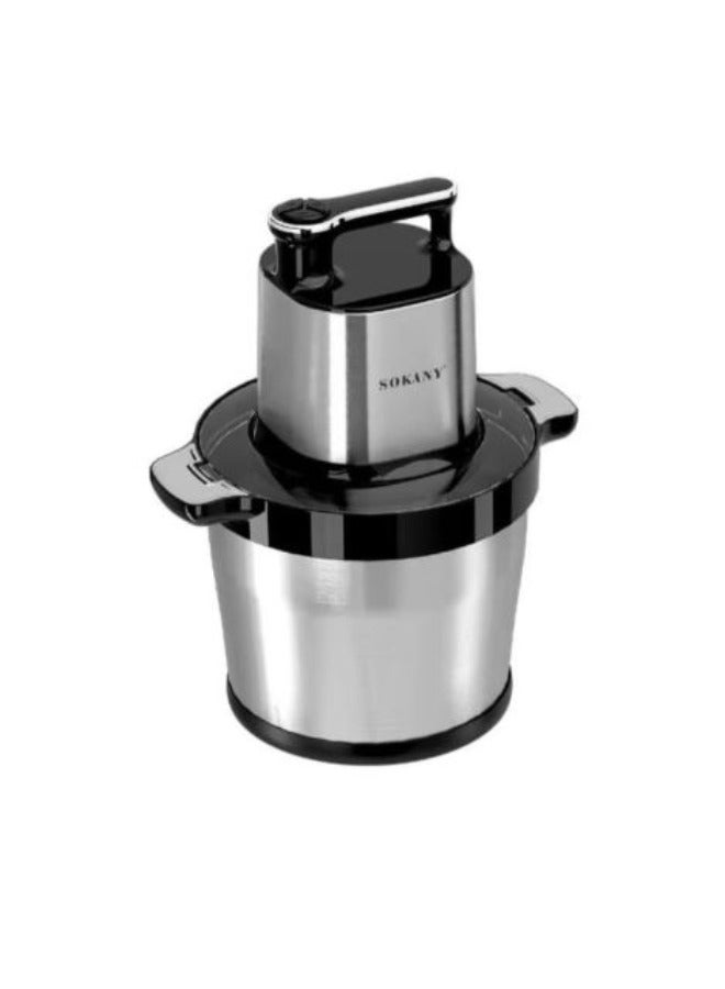 Sokany Chopper, 8 Liter, 1500 Watt, Silver * Black - SK-7088A - Image 1