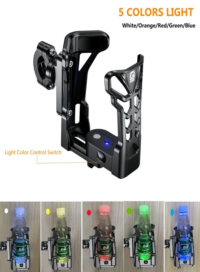 KEWIG Bicycle Water Bottle Holder for Bike & Motorcycle, Adjustable Bike Water Bottle Cages Fit for Diameter 2'' - 3'' Cup, Compatible for Handlebars or Tubes 20mm to 35mm in Diameter - Image 3