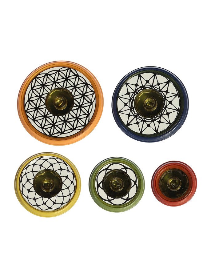 AURORA ألعاب أورورا® - لعبة دوّارات قابلة للتكديس - متعة لا نهائية - ترفيه بدون شاشة - متعددة الألوان 6 بوصات - Image 2