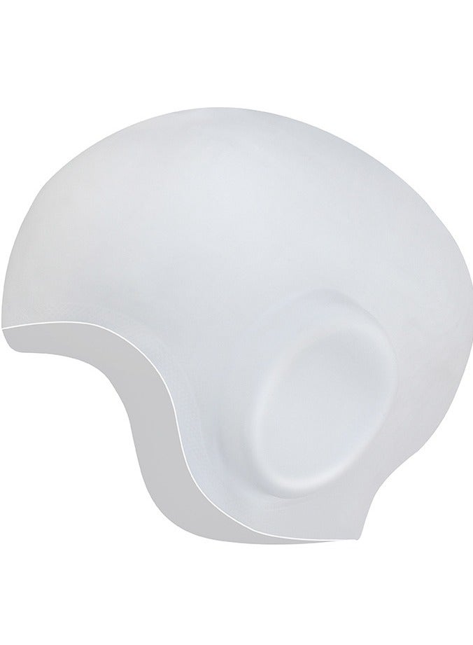 Wave Silicone Swim Cap for Long Hair Women - Comfortable, Non-Slip & Durable Design, Easy to Put On Water-Resistant Swimming Cap for Regular Use - Image 1