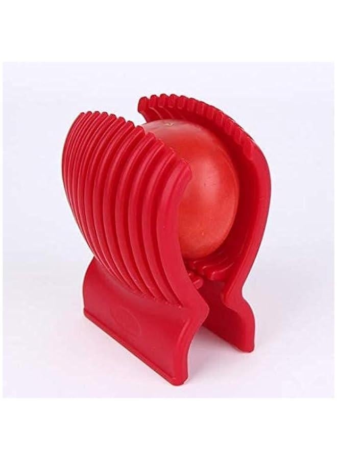 Multi use Tomato Slicer Holder Potatoes Round Fruits Vegetables Tools Kitchen Cutting Aid Get ly Sliced Tomato And Vegetable Slices With Half The Prep Time - Image 2