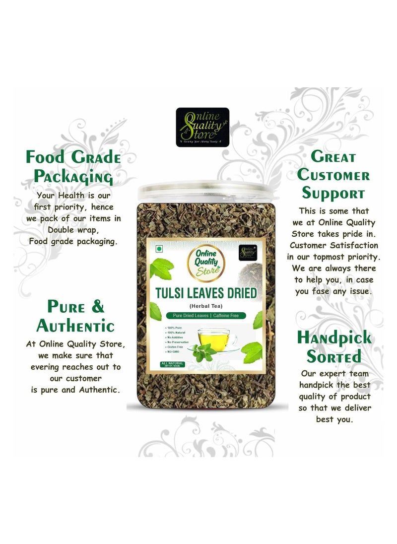 Online Quality Store Online Quality Store Tulsi Tea100g Tulsi Dried Leaves Herbal Green Tea Tulsi Tea Helps with Stress and Anxiety  - Image 5