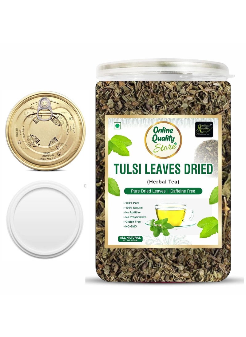 Online Quality Store Online Quality Store Tulsi Tea100g Tulsi Dried Leaves Herbal Green Tea Tulsi Tea Helps with Stress and Anxiety  - Image 4