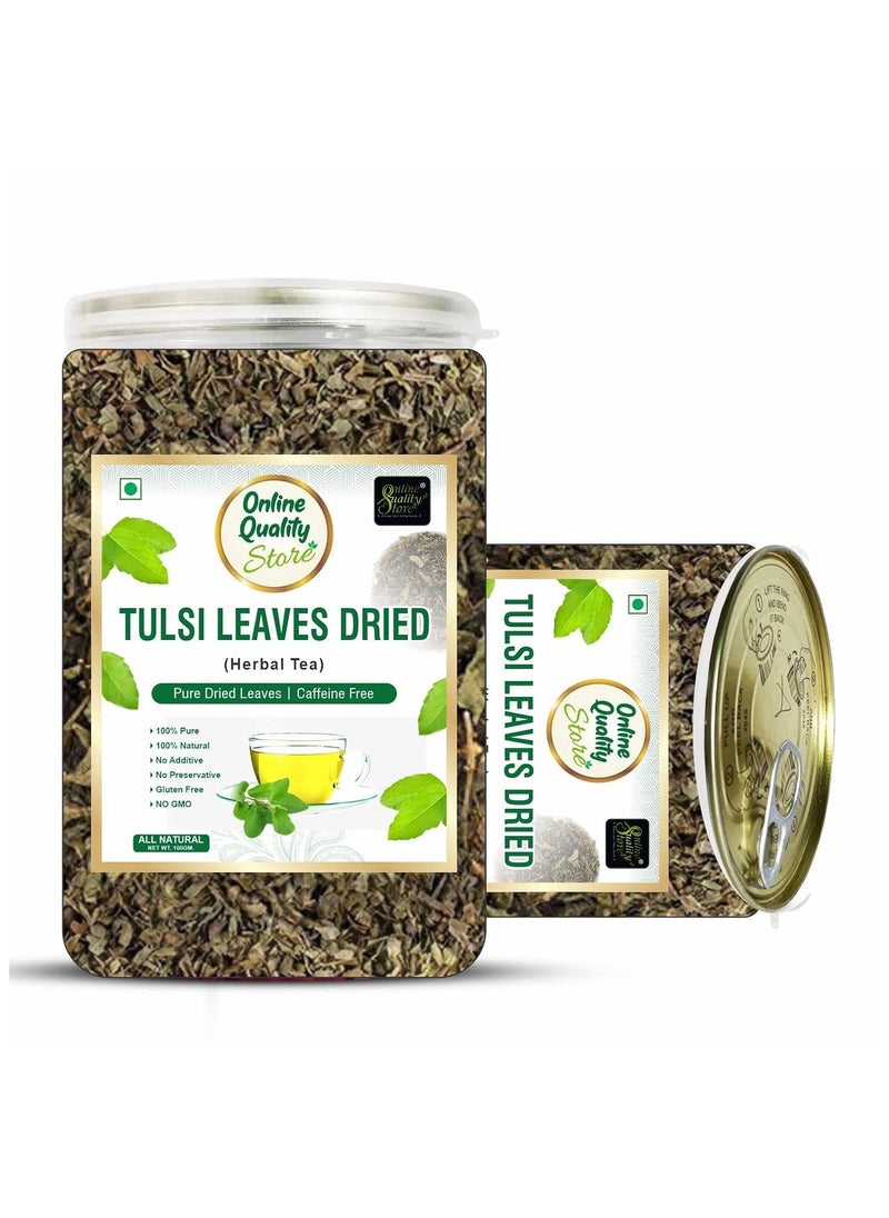 Online Quality Store Online Quality Store Tulsi Tea100g Tulsi Dried Leaves Herbal Green Tea Tulsi Tea Helps with Stress and Anxiety  - Image 2