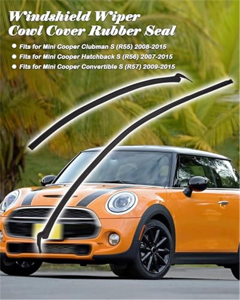 Wivplex Windshield Wiper Cowl Cover Trim for MINI Cooper - Image 2